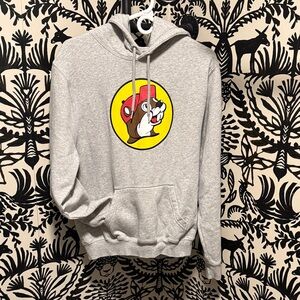 Gray Buc-ee’s hoodie women size M